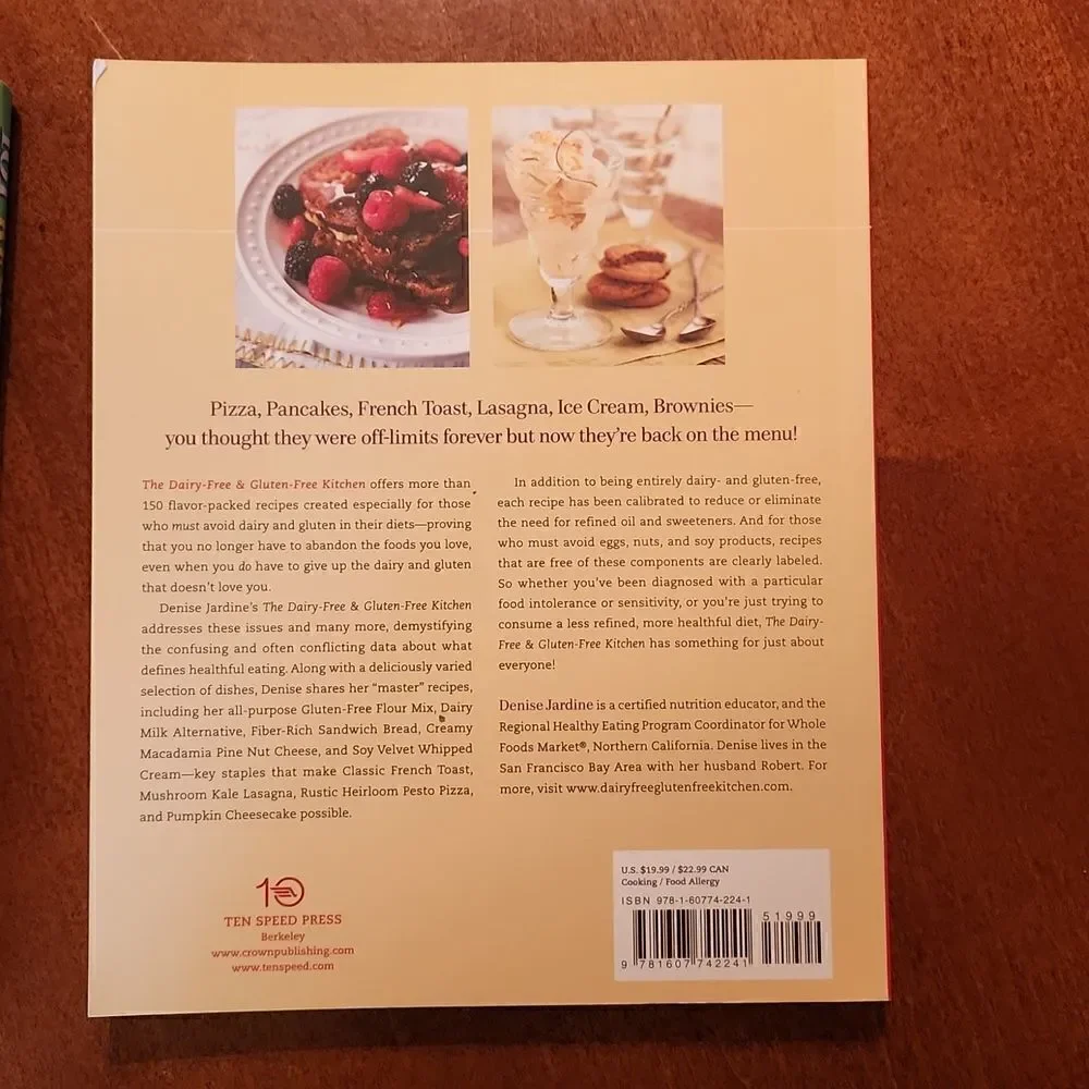 Dairy Free & Gluten Free Cookbook & 101 Best Gluten Free Foods Book Bundle